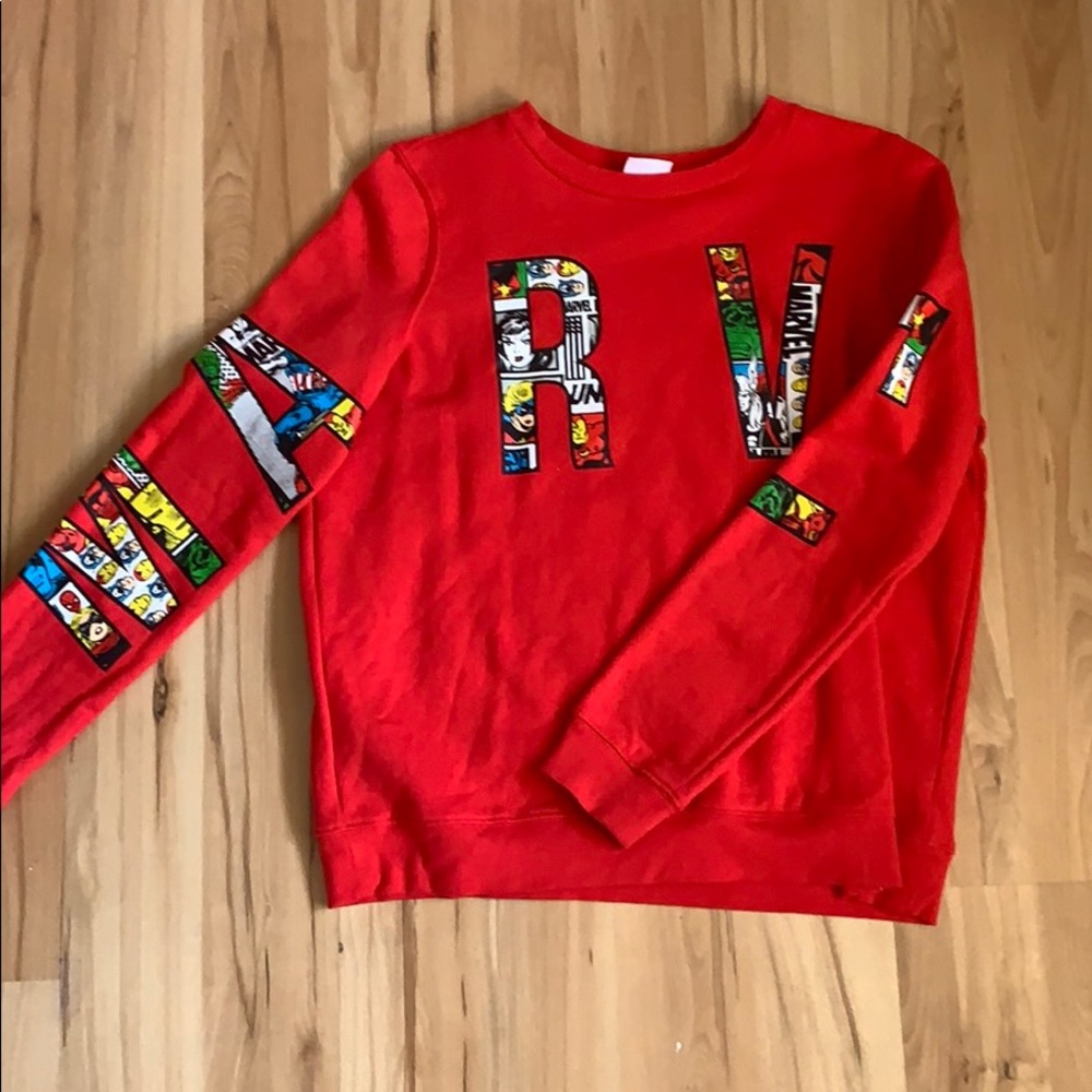 Red Marvel Sweatshirt
